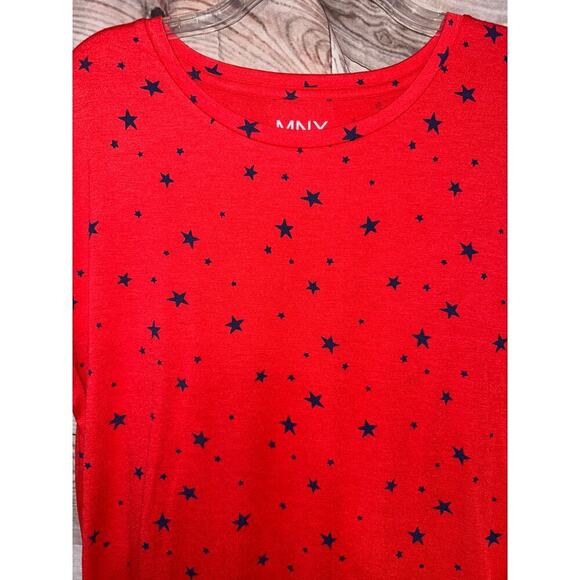 MNY MARC NEW YORK star shirt size L large - Picture 2 of 5